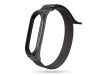 Xiaomi Mi Smart Band 5/Mi Smart Band 6 aktivitásmérőhöz nylon textil szíj - fekete Xiaomi Mi Smart Band 5/Mi Smart Band 6 aktivitásmérőhöz nylon textil szíj - fekete