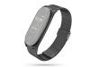 Xiaomi Mi Smart Band 7 aktivitásmérőhöz fém szíj rozsdamentes acélból - Milanese- fekete Xiaomi Mi Smart Band 7 aktivitásmérőhöz fém szíj rozsdamentes acélból - Milanese- fekete