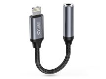   Tech-Protect lightning - 3.5 mm jack adapter - Tech-Protect UltraBoost Lightningto 3,5 mm Jack adapter - fekete/szürke