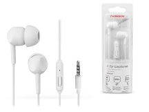   Thomson sztereó felvevős fülhallgató - 3,5 mm jack - Thomson EAR3005W In-Ear    Earphones - fehér