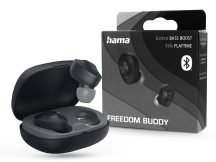   HAMA TWS Bluetooth sztereó headset v5.3 + töltőtok - HAMA Freedom Buddy True    Wireless Earphones with Charging Case - fekete