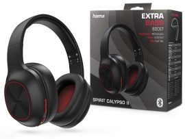 HAMA Wireless Bluetooth sztereó fejhallgató beépített mikrofonnal - HAMA Spirit Calypso II Wireless Headphones - fekete