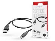   HAMA USB-A - Type-C adat- és töltőkábel 1.5 m-es vezetékkel - HAMA USB-A - USB-CCable - fekete