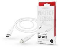   HAMA USB-C - Lightning adat- és töltőkábel 1 m-es vezetékkel - HAMA USB-C -     Lightning Cable - fehér