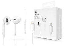   Apple gyári sztereó felvevős fülhallgató Lightning csatlakozóval, mikrofonnal - MMTN2ZM/A - fehér