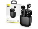   Baseus TWS Bluetooth sztereó headset v5.0 + töltőtok - Baseus W04 Pro True Wireless Earphones with Charging Case - fekete