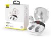 Baseus TWS Bluetooth sztereó headset v5.0 + töltőtok - Baseus WM01 Plus True Wireless Earphones with Charging Case - fehér