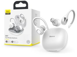 Baseus TWS Bluetooth sztereó headset v5.0 + töltőtok - Baseus W17 True Wireless Earphones with Charging Case - fehér