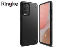   Samsung A725F Galaxy A72 4G/A726B Galaxy A72 5G ütésálló hátlap - Ringke Onyx - fekete