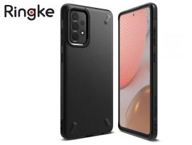 Samsung A725F Galaxy A72 4G/A726B Galaxy A72 5G ütésálló hátlap - Ringke Onyx - fekete