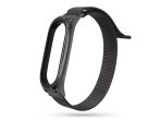   Xiaomi Mi Smart Band 5/Mi Smart Band 6 aktivitásmérőhöz nylon textil szíj - fekete