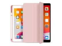   Apple iPad 10.2 (2019/2020/2021) tablet tok (Smart Case) on/off funkcióval,     Apple Pencil tartóval - Tech-Protect - rózsaszín (ECO csomagolás)