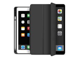 Apple iPad Pro 11 (2020) tablet tok (Smart Case) on/off funkcióval, Apple Penciltartóval - Tech Protect - fekete (ECO csomagolás)