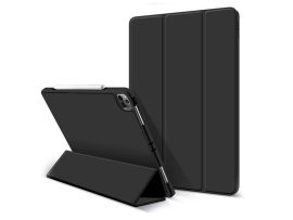 Apple iPad Pro 12.9 (2021) tablet tok (Smart Case) on/off funkcióval, Apple     Pencil tartóval - Tech-Protect - fekete (ECO csomagolás)