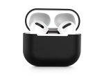   Szilikon védőtok Apple AirPods 3 fülhallgatóhoz - fekete - ECO csomagolás