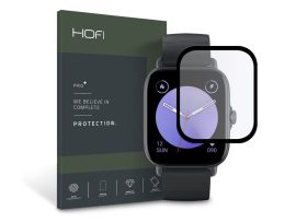 HOFI Hybrid Pro+ Glass üveg képernyővédő fólia - Amazfit GTS 3 - fekete