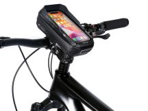   Tech-Protect kerékpárra szerelhető, por- és cseppálló telefontartó táska        -Tech-Protect XT3 Bike Mount - fekete