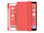   Apple iPad 10.2 (2019/2020/2021) tablet tok (Smart Case) on/off funkcióval,     Apple Pencil tartóval - Tech-Protect - red (ECO csomagolás)