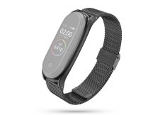   Xiaomi Mi Smart Band 7 aktivitásmérőhöz fém szíj rozsdamentes acélból - Milanese- fekete