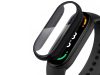 Xiaomi Mi Smart Band 7 védőtok beépített edzett üveggel - DEFENSE 360 - fekete  (ECO csomagolás)