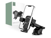   Tech-Protect műszerfalra / szélvédőre helyezhető autós tartó - Tech-ProtectV4   Universal Dashboard and Windshield Car Mount - fekete