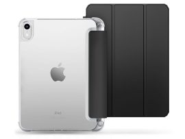 Apple iPad Air 4 / 5 (2020/2022) 10.9 / iPad Air 6 (2024) 11.0 tablet tok (Smart Case) on/off funkcióval, Apple Pencil tartóval - Tech-Protect Hybrid - black (ECO csomagolás)