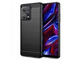 Xiaomi Redmi Note 12 5G/Poco X5 5G szilikon hátlap - Tech-Protect Carbon -      fekete