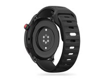   Samsung Galaxy Watch 4 / 5 / 5 Pro / 6 / 7 / FE szilikon 20 mm-es sport szíj -  Tech-Protect IconBand Line Watch Band - 40/42/43/44/45/46/47 mm - fekete