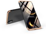   Apple iPhone XS Max hátlap - GKK 360 Full Protection 3in1 - fekete/arany