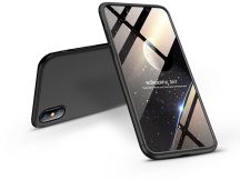   Apple iPhone XS Max hátlap - GKK 360 Full Protection 3in1 - fekete