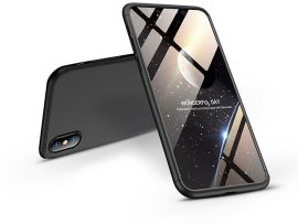 Apple iPhone XS Max hátlap - GKK 360 Full Protection 3in1 - fekete