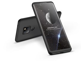 Huawei Mate 20 hátlap - GKK 360 Full Protection 3in1 - fekete