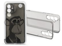   Samsung SM-S921 Galaxy S24 szilikon hátlap - Gray Monkey - átlátszó