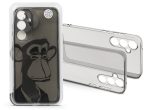   Samsung SM-S926 Galaxy S24+ szilikon hátlap - Gray Monkey - átlátszó
