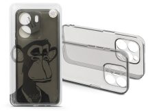   Xiaomi Redmi 13C szilikon hátlap - Gray Monkey - átlátszó