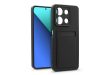 Xiaomi Redmi Note 13 4G szilikon hátlap kártyatartóval - Card Case - fekete Xiaomi Redmi Note 13 4G szilikon hátlap kártyatartóval - Card Case - fekete