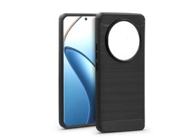 Haffner Carbon szilikon tok - Realme 12 Pro/12 Pro+ 5G  - fekete