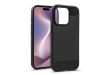 Haffner Carbon szilikon tok - Apple iPhone 16 Pro - fekete Haffner Carbon szilikon tok - Apple iPhone 16 Pro - fekete