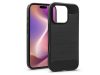 Haffner Carbon szilikon tok - Apple iPhone 16 Pro Max - fekete Haffner Carbon szilikon tok - Apple iPhone 16 Pro Max - fekete