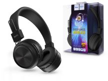   HOCO Wireless Bluetooth sztereó fejhallgató beépített mikrofonnal - HOCO W25 Promise Deep Bass Wireless - fekete