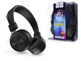 HOCO Wireless Bluetooth sztereó fejhallgató beépített mikrofonnal - HOCO W25 Promise Deep Bass Wireless - fekete