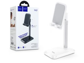 HOCO asztali telefon/tablet tartó 4,7-10'' méretű készülékhez - HOCO PH27 StableTelescopic Desktop Stand - fehér