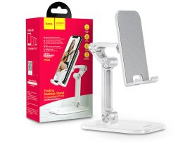 HOCO asztali telefon/tablet tartó 4,7-13'' méretű készülékhez - HOCO PH34       Folding Desktop Stand - fehér