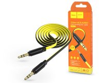   HOCO 3,5 - 3,5 mm jack audio kábel 2 m-es lapos vezetékkel - HOCO UPA16 Aux Audio Cable - fekete/sárga