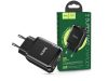 HOCO hálózati töltő adapter Type-C + USB bemenettel - 20W - HOCO N5 Super Fast  Charger PD3.0 + QC3.0 - fekete