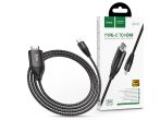   HOCO Type-C - HDMI kábel 2 m-es vezetékkel - HOCO UA16 Type-C to HDMI Adapter 4KUltra HD - fekete