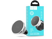   HOCO szellőzőrácsba illeszthető mágneses autós tartó - HOCO CA88 Metal Magnetic Car Holder - ezüst/fekete