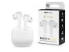 Boompods TWS Bluetooth sztereó headset v5.0 + töltőtok - Boompods Bassline Hush TWS with Charging Case - fehér