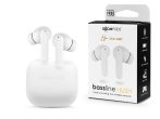   Boompods TWS Bluetooth sztereó headset v5.0 + töltőtok - Boompods Bassline Hush TWS with Charging Case - fehér