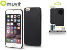   Apple iPhone 6 Plus/6S Plus hátlap - Muvit Back Thin Case - fekete